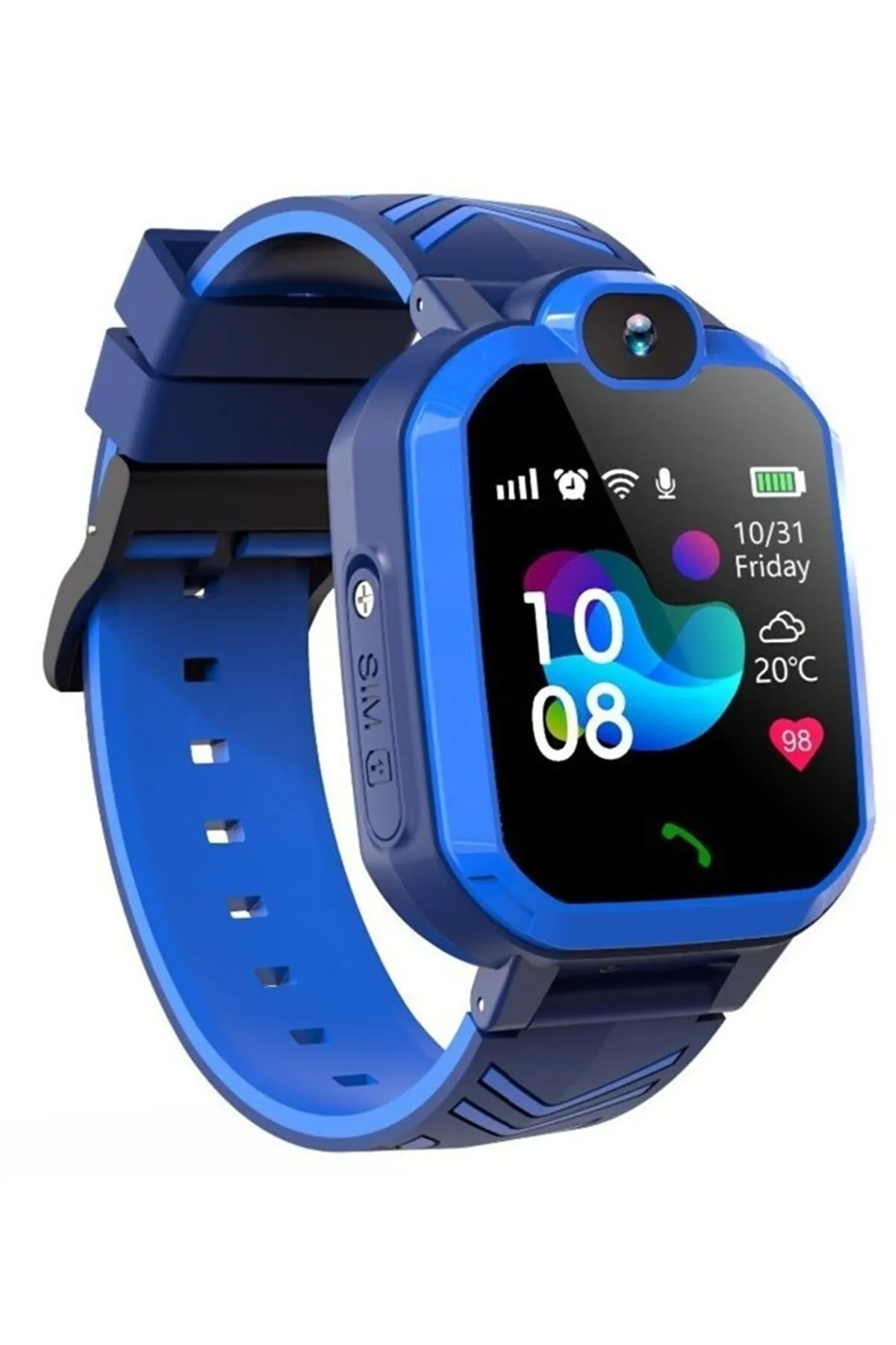 Çocuk GPS Akıllı Saat Mavi